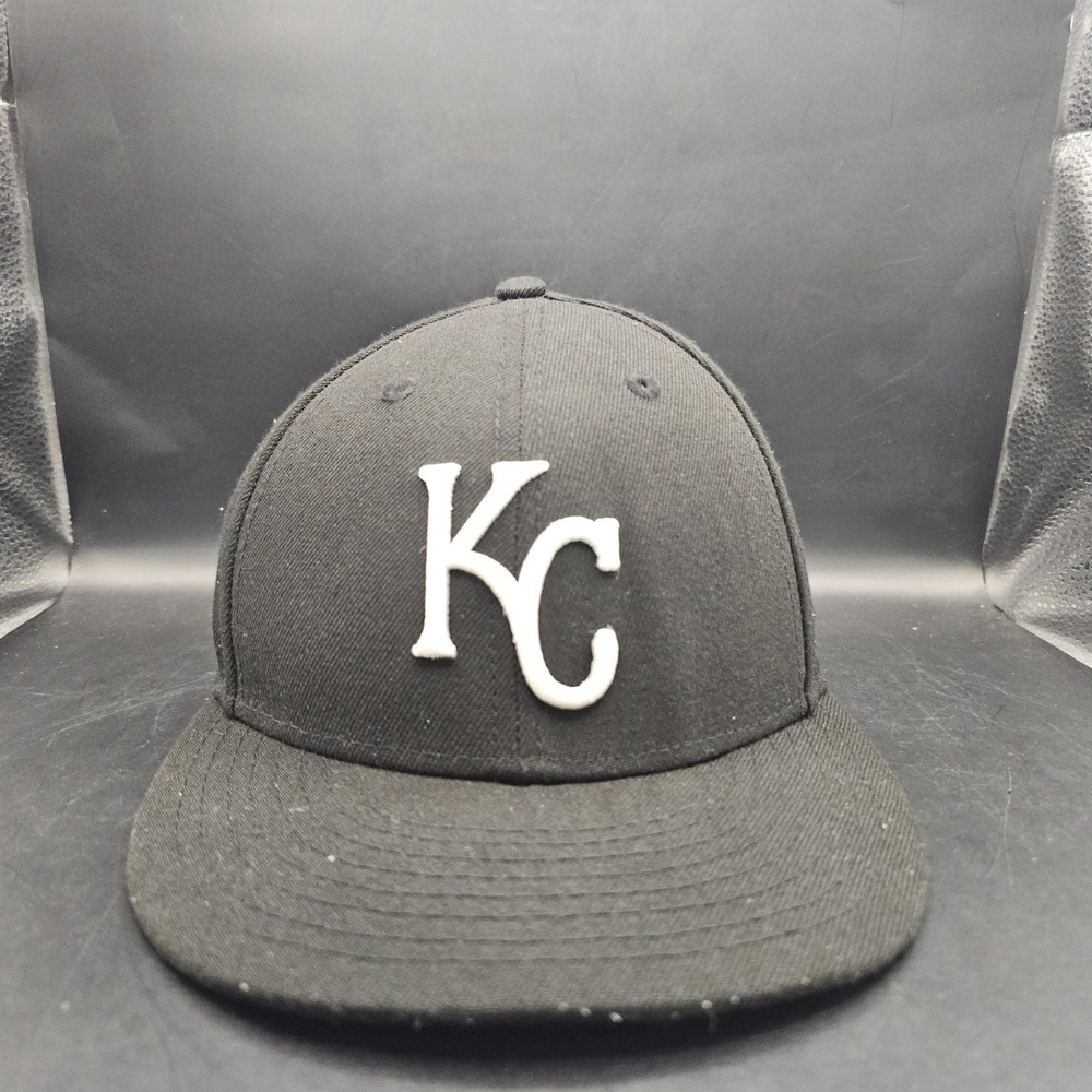 Kansas City Royals‎ Hat Cap Black 7" Fitted 59FIFTY New Era